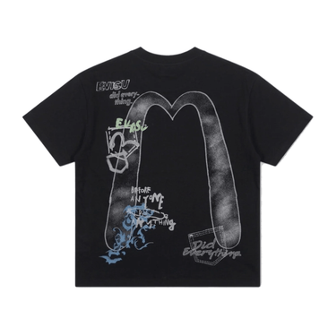 Evisu Evisu Ht Hand-Drawn Multi-Pocket & Daicock Printed Ss Tee Black | Blue Express
