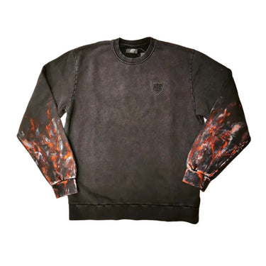 Hollywood Trading Company HTC LIL PAINT LOGO CREWNECK | Blue Express