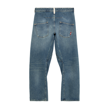 TWIST OVER FLOOR GREEN JEANS