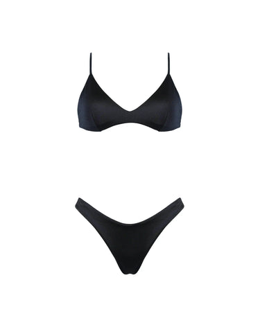 MATINÉE TINA LYCRA LUCIDA NERO | Blue Express