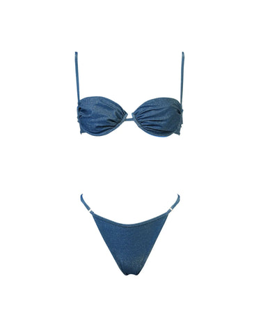 MATINÉE MARINA LUREX BLU | Blue Express