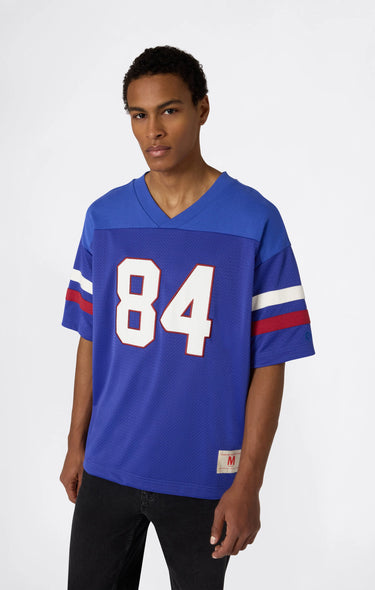 T-Shirt con Scollo a V Ispirazione Football da Uomo