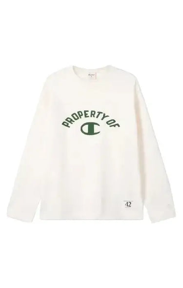 CHAMPION Champion Long Sleeve Tshirt White | Blue Express