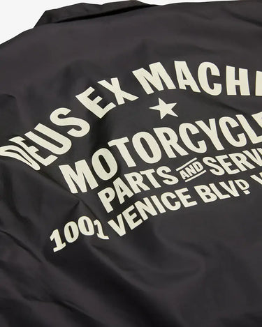 Deus Ex Machina Venice Coach Jacket | Blue Express
