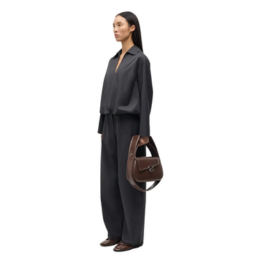 Samsøe Samsøe Sadaphne Shirt Black Melange – foto 4 | Blue Express