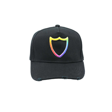 Hollywood Trading Company HTC RAINBOW BLACK BASEBALL CAP | Blue Express