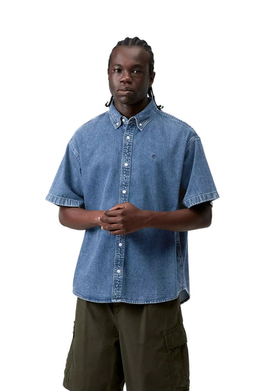 Carhartt WIP S/S Lucas Shirt | Blue Express