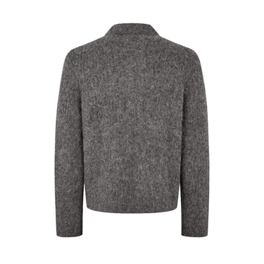 Samsøe Samsøe Sajob Zip Cardigan Dark Grey Melange – foto 2 | Blue Express
