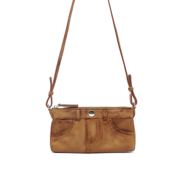 Medea Nina pocket bag in suede leather | Blue Express