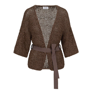 NIU GIACCHE kimono Tobaco