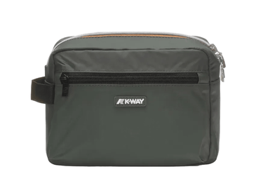 K-Way Beauty case K-way Demu verde militare in nylon impermeabile | Blue Express