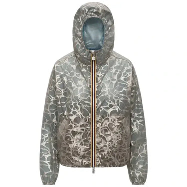 K-Way Laurette Reversibile Giubbino Donna Beige-Blu Laminato | Blue Express