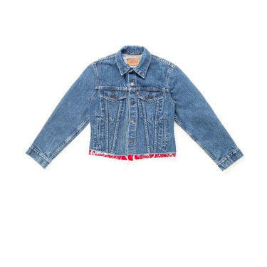 HTC LOS ANGELES GIACCHE Bandana Denim Jacket