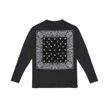 Hollywood Trading Company BANDANA LS T-SHIRT BLACK/BLACK | Blue Express