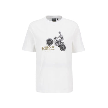 BARBOUR jump graphic t-shirt | Blue Express