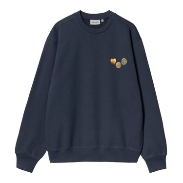 Carhartt WIP Button Sweatshirt | Blue Express