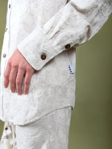 BERNA Camicia con ricamo paisley | Blue Express