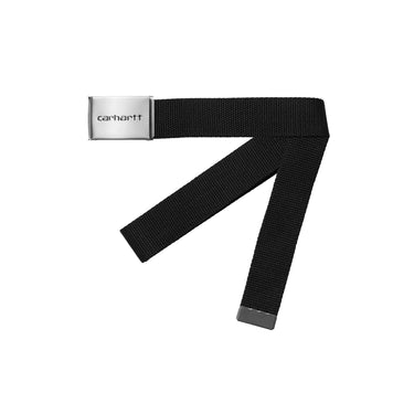 Carhartt WIP cintura Clip Belt Chrome black