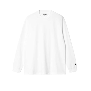 Carhartt WIP LS Base T-Shirt White Black | Blue Express
