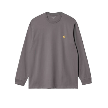 Carhartt WIP LS Chase T-Shirt Porphyry Gold | Blue Express