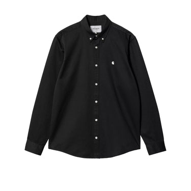 Carhartt WIP LS Madison Shirt black wax | Blue Express
