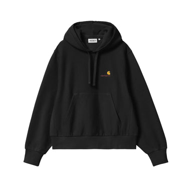 Carhartt WIP W' Hooded American Script Sweatshirt black | Blue Express