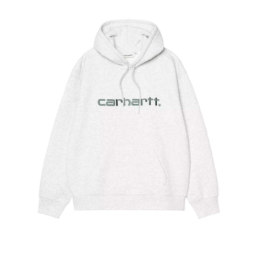 Carhartt WIP FELPE W' Hooded Carhartt Sweatshirt Ash Heather, Velvet Green