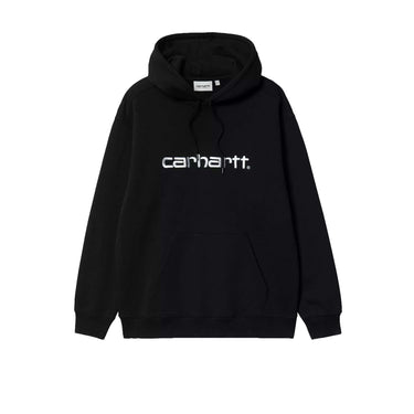 Carhartt WIP FELPE W' Hooded Carhartt Sweatshirt Black White