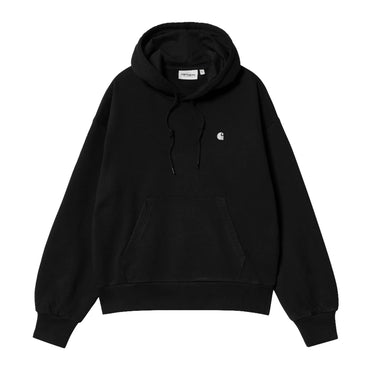 Carhartt WIP W' Hooded Casey Sweatshirt black silver | Blue Express