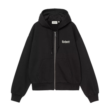 Carhartt WIP W' Hooded Schooling Jacket black stone | Blue Express