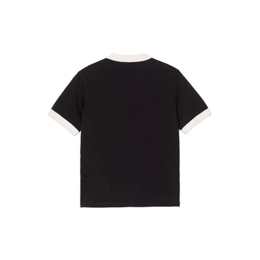 Carhartt WIP W' SS Reminiscing Ringer T-Shirt Black, Heavy stone wash | Blue Express