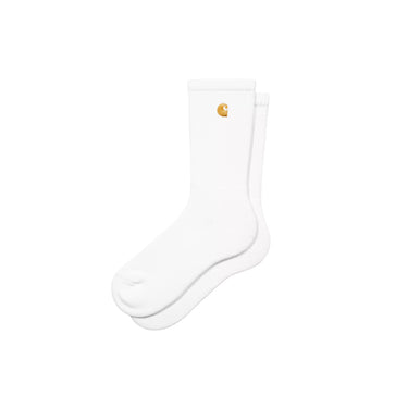 Carhartt WIP calze chase socks white gold