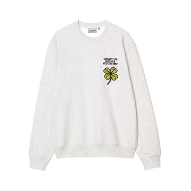 Carhartt WIP FELPE clover sweat ash heather