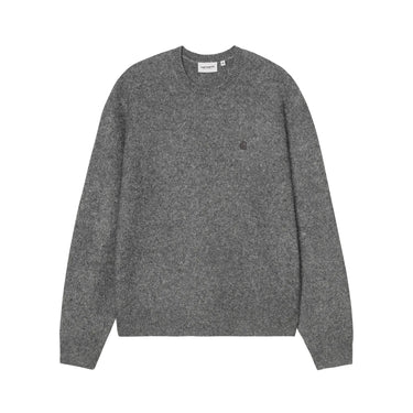 Carhartt WIP curtis sweater tangled graphite | Blue Express