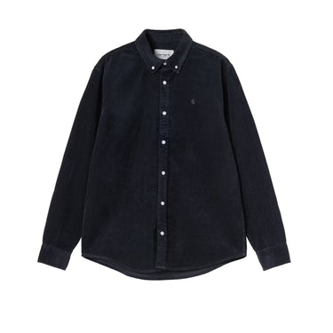 Carhartt WIP ls madison cord shirt dark navy | Blue Express