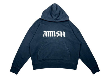 Amish Supplies Hood Sweater Logo Gothic Pigment | Blue Express