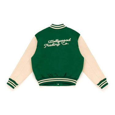 Hollywood Trading Company giacca COLLEGE - CARDS GREEN