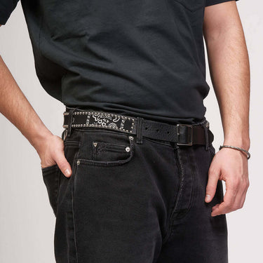 htclosangeles cintura DARK PAISLEY BELT