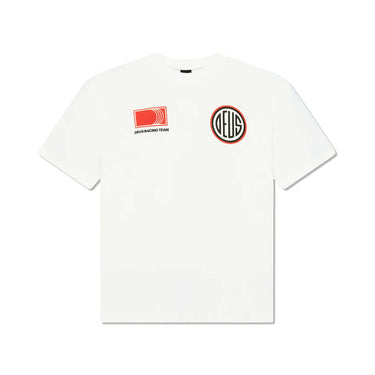 Deus Ex Machina holeshot team tee Vintage white | Blue Express