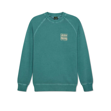 Deus Ex Machina FELPE penzance reverse crew Hunter green