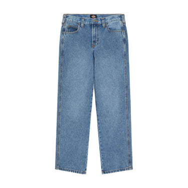 DICKIES Farner Relaxed Jeans rinsed blue w fade | Blue Express