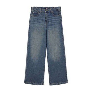 DICKIES Hilham extra loose straight jeans khaki tinted blue | Blue Express