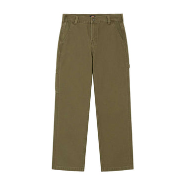 DICKIES Regular carpenter canvas trousers military gr | Blue Express