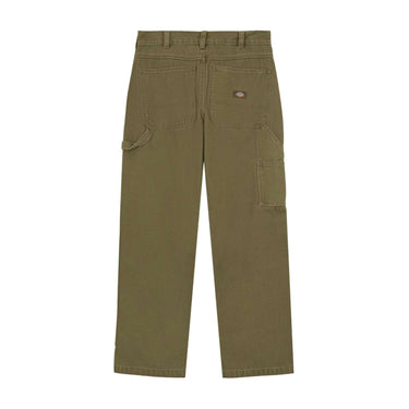DICKIES Regular carpenter canvas trousers military gr | Blue Express
