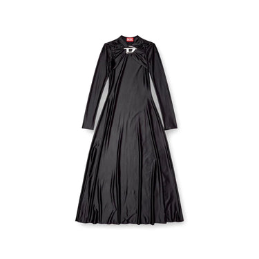 DIESEL D-Iamo Nylon Draped Dress | Blue Express