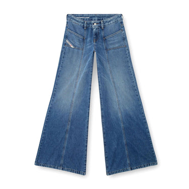 DIESEL flare jeans d-akii 09m56 denim | Blue Express