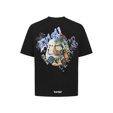 Evisu STICKER GODHEAD LOOSE FIT T-SHIRT | Blue Express