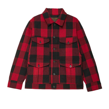 FILSON OUTERWEAR journeyman wool jacket red black buffalo