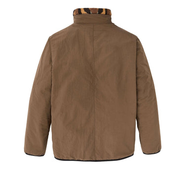 FILSON OUTERWEAR REVERSIBLE FLEECE JACKET brown night