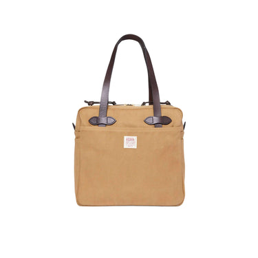FILSON RUGGED TWILL TOTE BAG WITH ZIPPER tan | Blue Express
